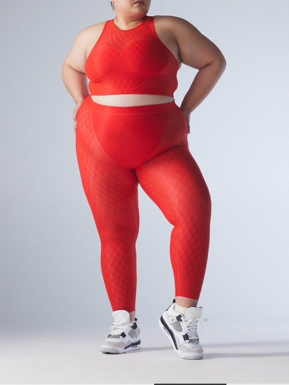 Savage X Fenty - Run 2 You High-Waist Mesh Legging & Bra SET (Flawed) 2X